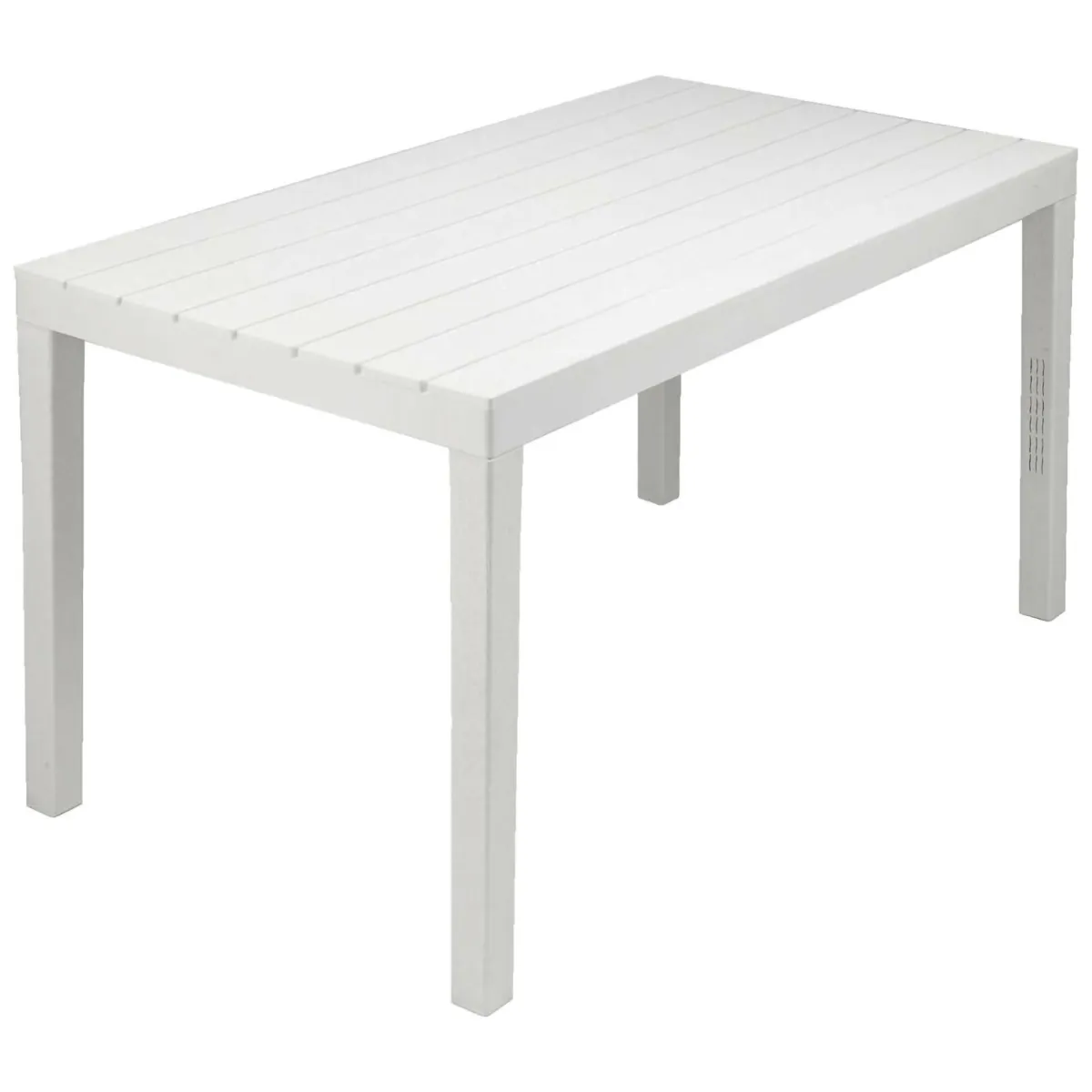 Tavoli Da Esterno|Outdoor > Dmora Tavolo da giardino 10 posti 80x138cm - Asar Bianco