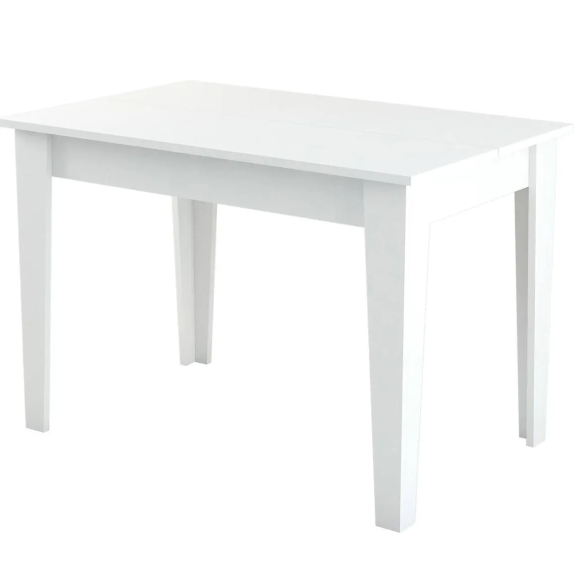 Tavoli Fissi|Cucina > Dmora Tavolo da pranzo rettangolare 6 posti 138x81cm - Alois Bianco