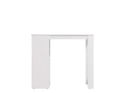 Tavoli Fissi > Dmora Tavolo Fisso 2 Posti Forma Rettangolare 120x50x105h cm, Materiale Piano in Legno Nobilitato - Sedriano Bianco