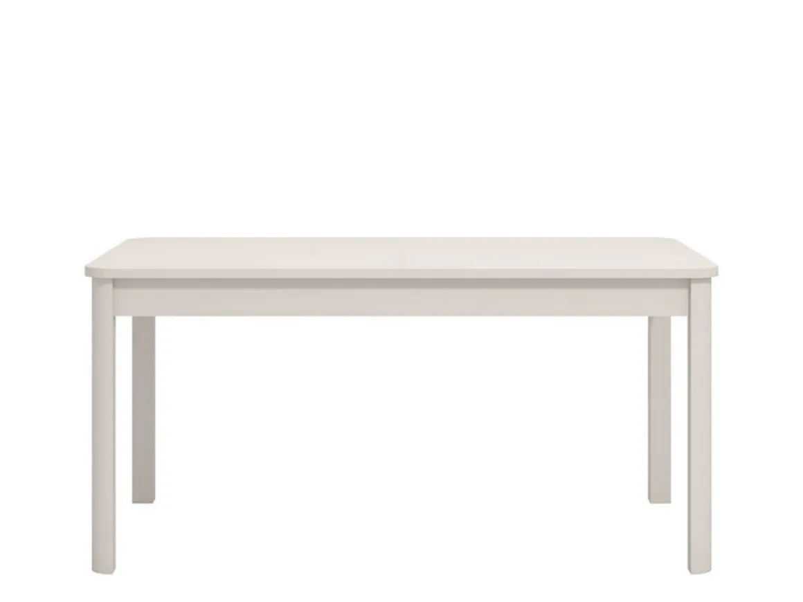 Tavolo Fisso Bianco 6 Posti Forma Rettangolare 160x90.5x76.5h cm, Materiale Piano in Legno Nobilitato - Tonara