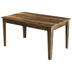 Tavoli Fissi > Dmora Tavolo Fisso 6 Posti Forma Rettangolare 160x80x75h cm, Peso Supportato 120 kg - Pretoro Marrone Noce
