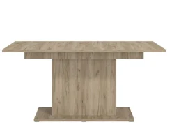 Tavolo Fisso Marrone Noce 6 Posti Forma Rettangolare 160x91.5x76h cm, Materiale Piano in Legno Nobilitato - Siano