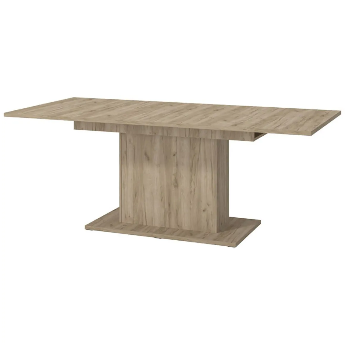 Tavolo Fisso Marrone Noce 6 Posti Forma Rettangolare 160x91.5x76h cm, Materiale Piano in Legno Nobilitato - Siano