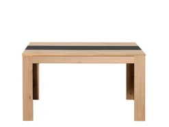 Tavoli Fissi > Dmora Tavolo Fisso 2 Posti Forma Rettangolare 120x50x105h cm, Materiale Piano in Legno Nobilitato - Sedriano Marrone Rovere Nodi