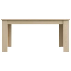 Tavolo Fisso Marrone Rovere 8 Posti Forma Rettangolare 160x90x77h cm, Sfumatura Colore Struttura Rovere - Rifred