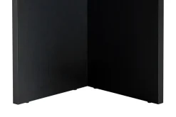 Tavolo Fisso Nero 6 Posti Forma Ovale 180x89.5x75h cm, Peso Supportato 70 kg - Monterano