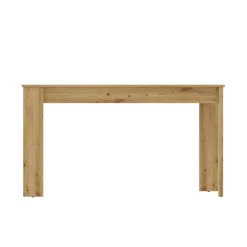 Tavoli Fissi|Cucina > Dmora Tavolo legno rettangolare 6 posti 138x81cm - Alois Marrone Rovere Nodi