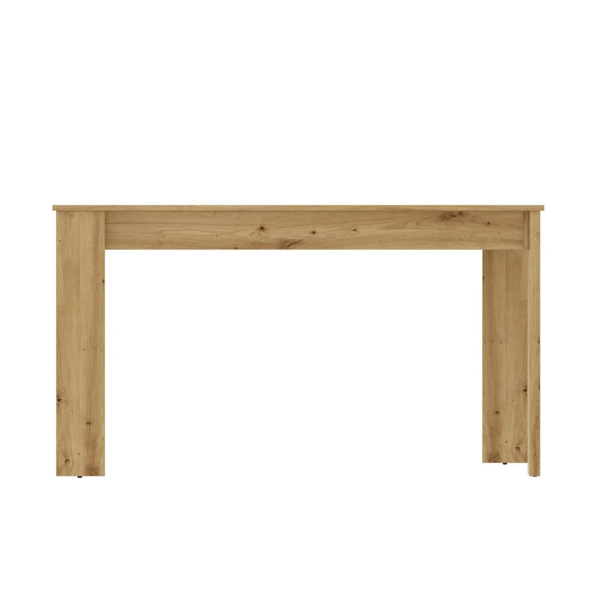 Tavoli Fissi|Cucina > Dmora Tavolo legno rettangolare 6 posti 138x81cm - Alois Marrone Rovere Nodi
