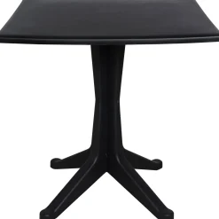 Tavoli Da Esterno|Outdoor > Dmora Tavolo per terrazzo 6 posti 70x70cm antracite - Agostini Nero Antracite