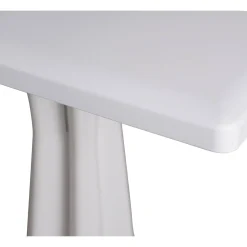 Tavolo per terrazzo 6 posti 70x70cm bianco - Agostini