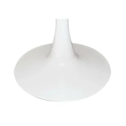 Tavolo rotondo minimal 4 posti bianco 100x100cm - Anubis