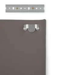 Letti Singoli|Camera Da Letto > Dmora Testiera letto Arak, Cm 90x60, Tortora Grigio
