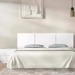 Testiere > Dmora Testiera Letto Matrimoniale 157x34.2 cm, - Chanhom Bianco