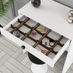 Toeletta con Specchio e Cassetto