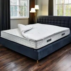 Topper matrimoniale Andalu, 100% Made in Italy, 140x200xh5 cm