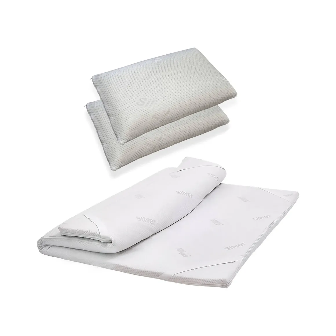 Topper singolo Delfina, 100% Made in Italy, 90x200xh5 cm