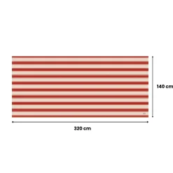 Tovaglie > Dmora Tovaglia rettangolare no stiro 320x140 cm, rosa e bordeaux - Giocoliera - By Sarah Balivo Rosso, Rosa Bordeaux
