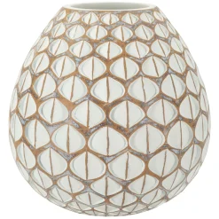 Oggettistica > Dmora Vaso Beige Bianco Crema Colore Struttura Bianco Diametro 8 cm, Sfumatura Colore Struttura Crema - Barati Bianco Crema, Beige