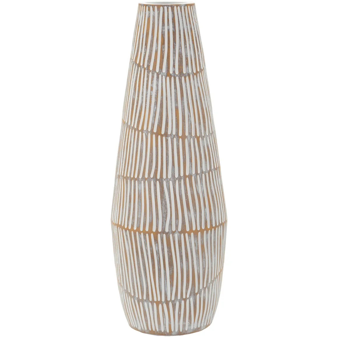 Vaso Bianco Crema Beige Colore Struttura Beige Diametro 6 cm, Sfumatura Colore Struttura Crema - Padsto