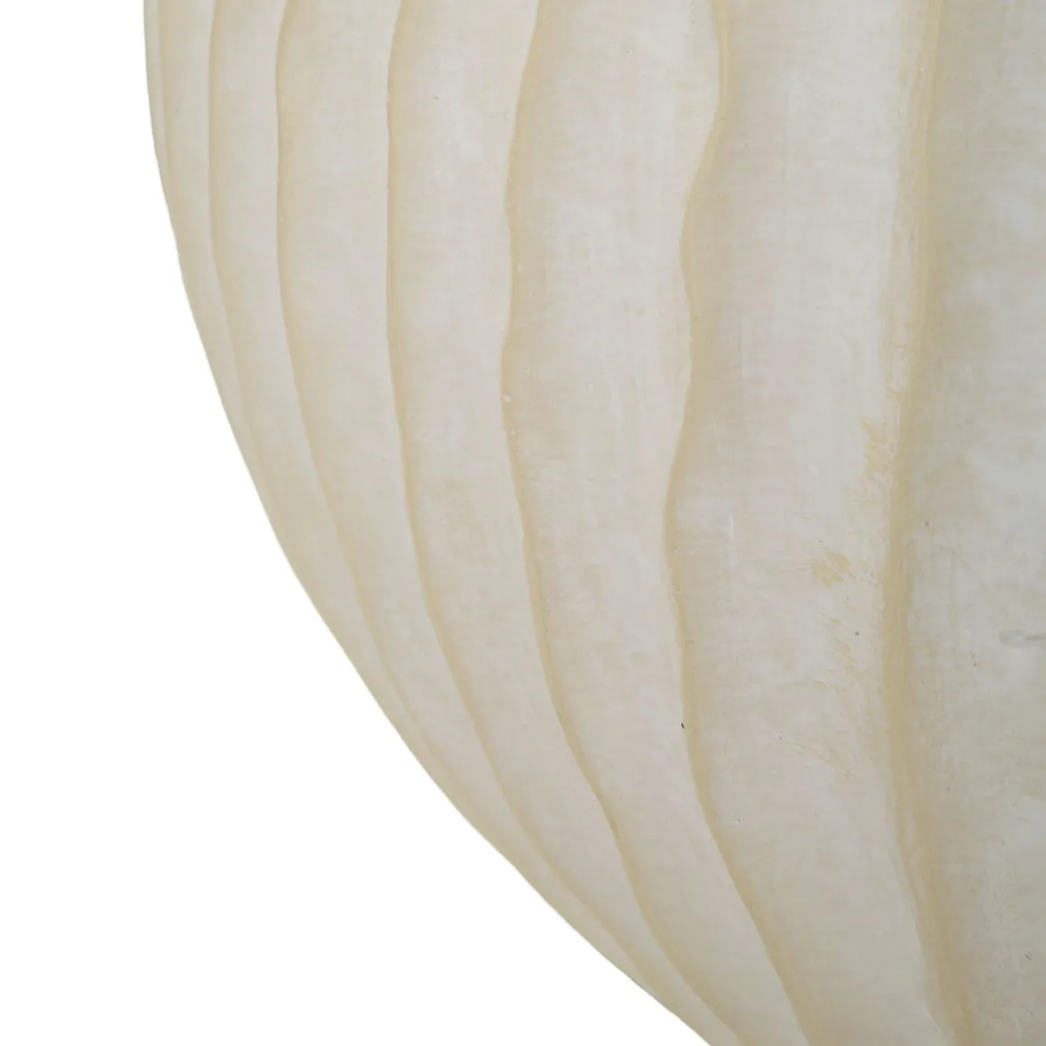 Vaso Bianco Crema Texture Irregolare Diametro 9.5 cm, Sfumatura Colore Struttura Crema - Famimiso