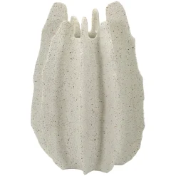 Vaso Bianco Marmo Effetto Marmo Diametro 9 cm, Sfumatura Colore Struttura Marmo - Dabatori