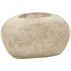 Oggettistica > Dmora Vaso Finitura Effetto Marmo Sfumatura Colore Struttura Marmo, - Gaga Bianco Marmo