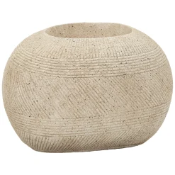 Vaso Bianco Marmo Finitura Effetto Marmo Sfumatura Colore Struttura Marmo, - Gagameha