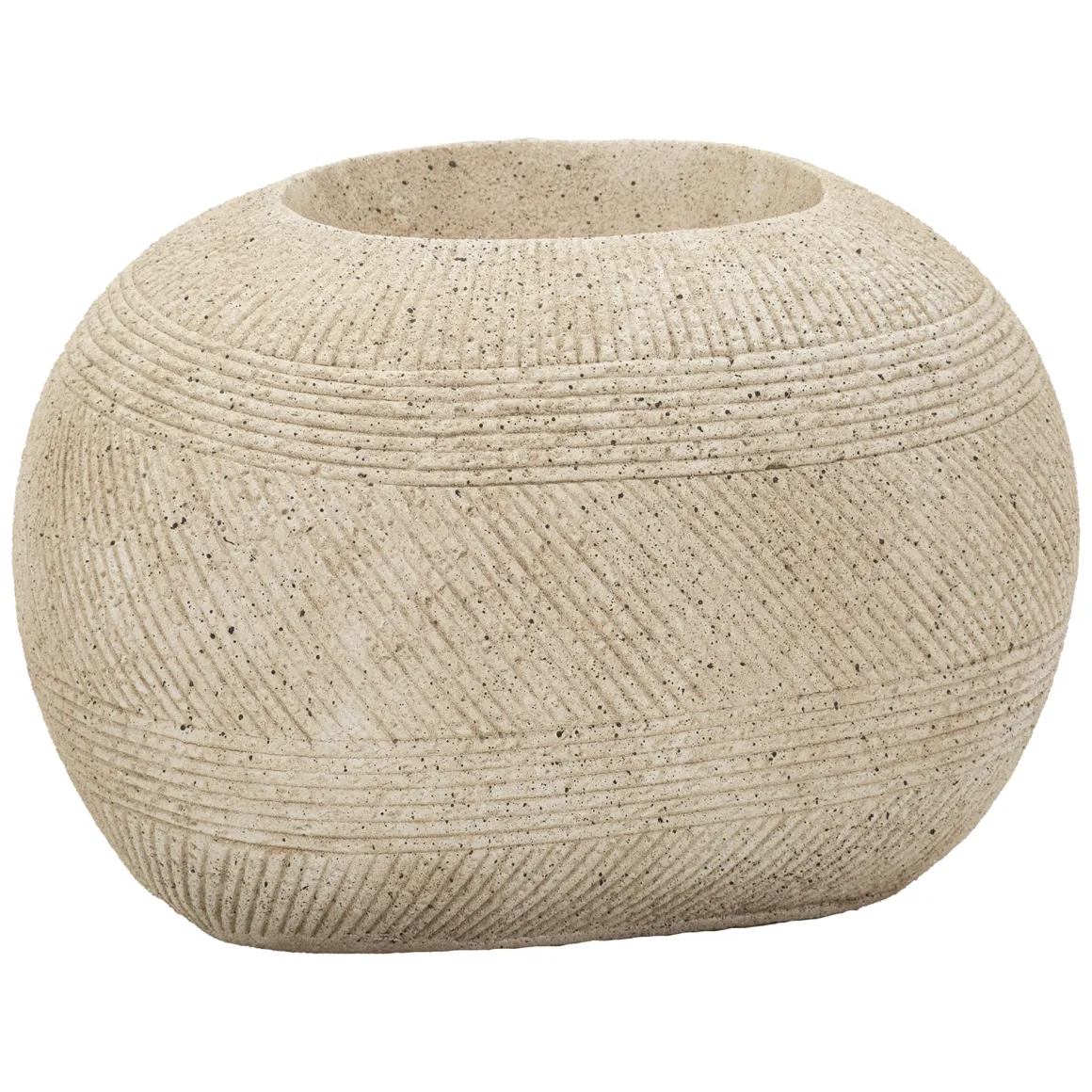 Vaso Bianco Marmo Finitura Effetto Marmo Sfumatura Colore Struttura Marmo, - Gagameha