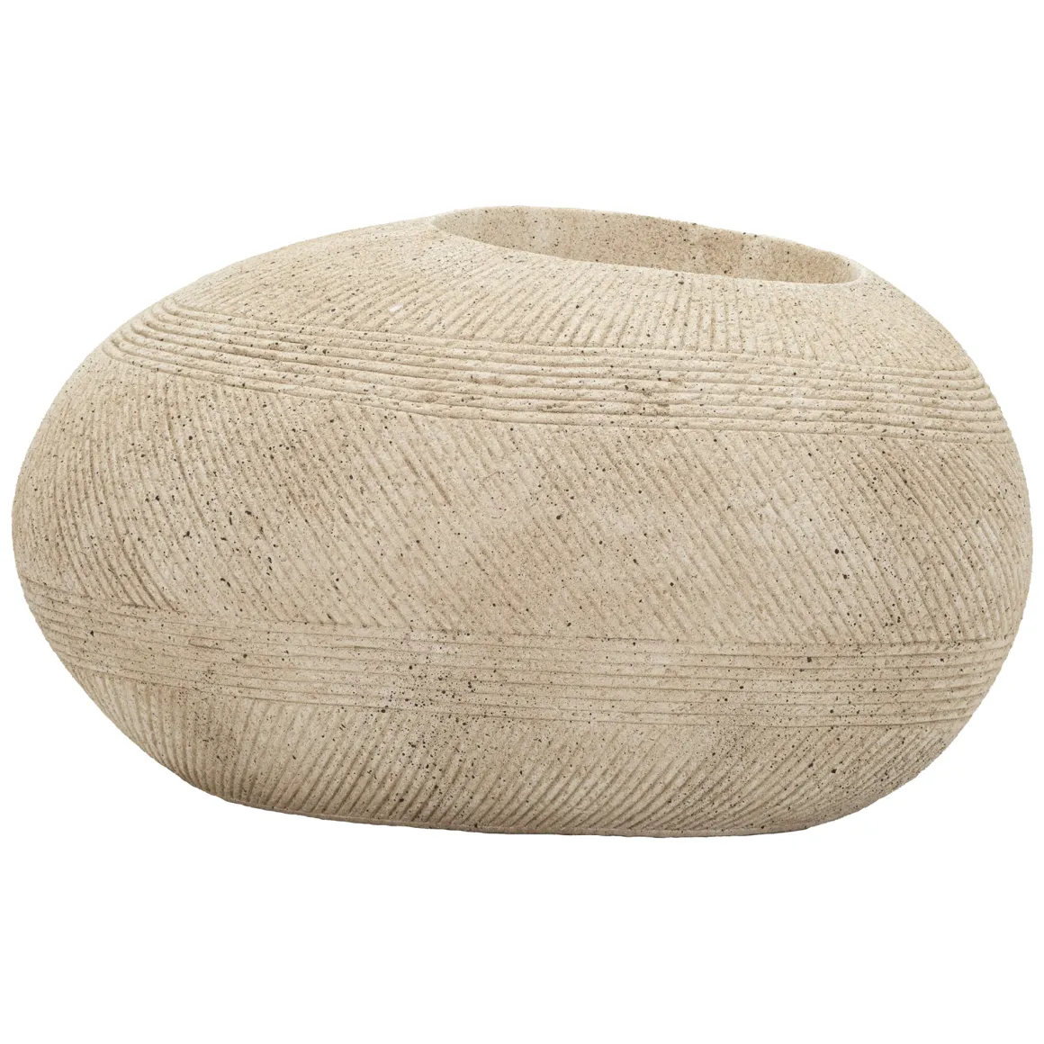 Vaso Bianco Marmo Finitura Effetto Marmo Sfumatura Colore Struttura Marmo, - Gagameha