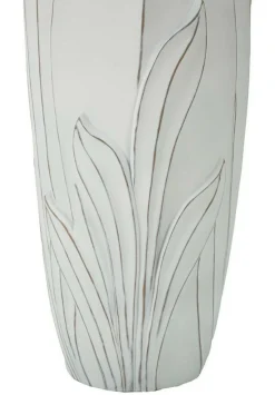 Oggettistica|Vasi > Dmora Vaso Brabbia, 31x31 h69 cm, Bianco