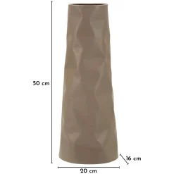 Vaso Marrone Bronzo Finitura Effetto Materico Sfumatura Colore Struttura Bronzo, - Fasa