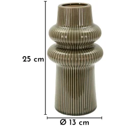 Oggettistica > Dmora Vaso Marrone Nero Colore Struttura Nero Diametro 5.5 cm, - Gahare Nero, Marrone