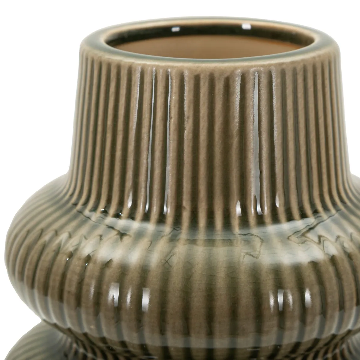 Oggettistica > Dmora Vaso Marrone Nero Colore Struttura Nero Diametro 5.5 cm, - Gahare Nero, Marrone
