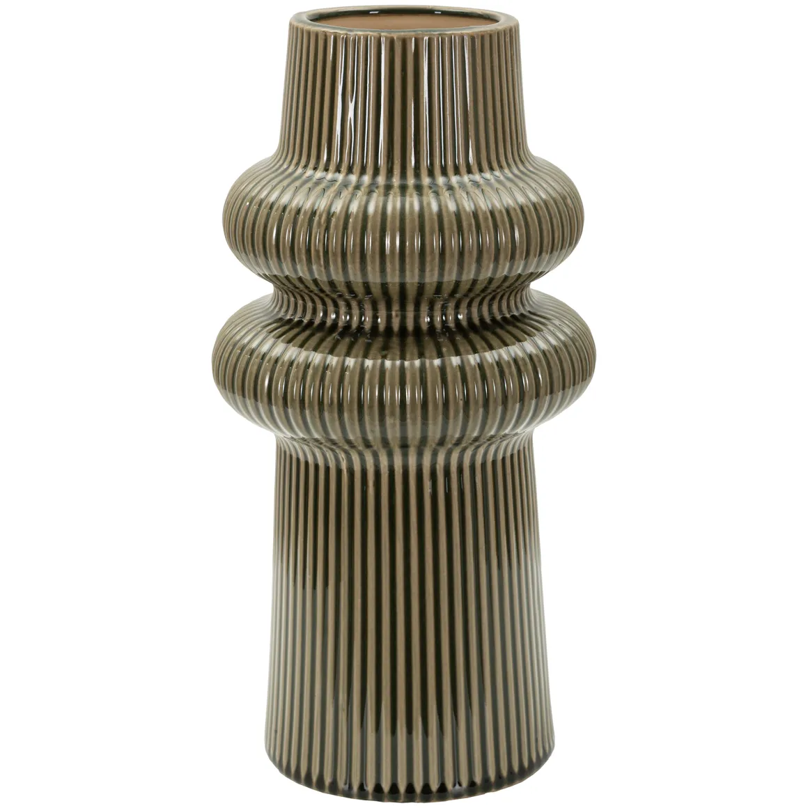 Vaso Marrone Nero Colore Struttura Nero Diametro 8 cm, - Gagarosa