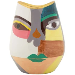 Vaso Multicolore Disegno Moderno Diametro 11 cm, - Basesaso