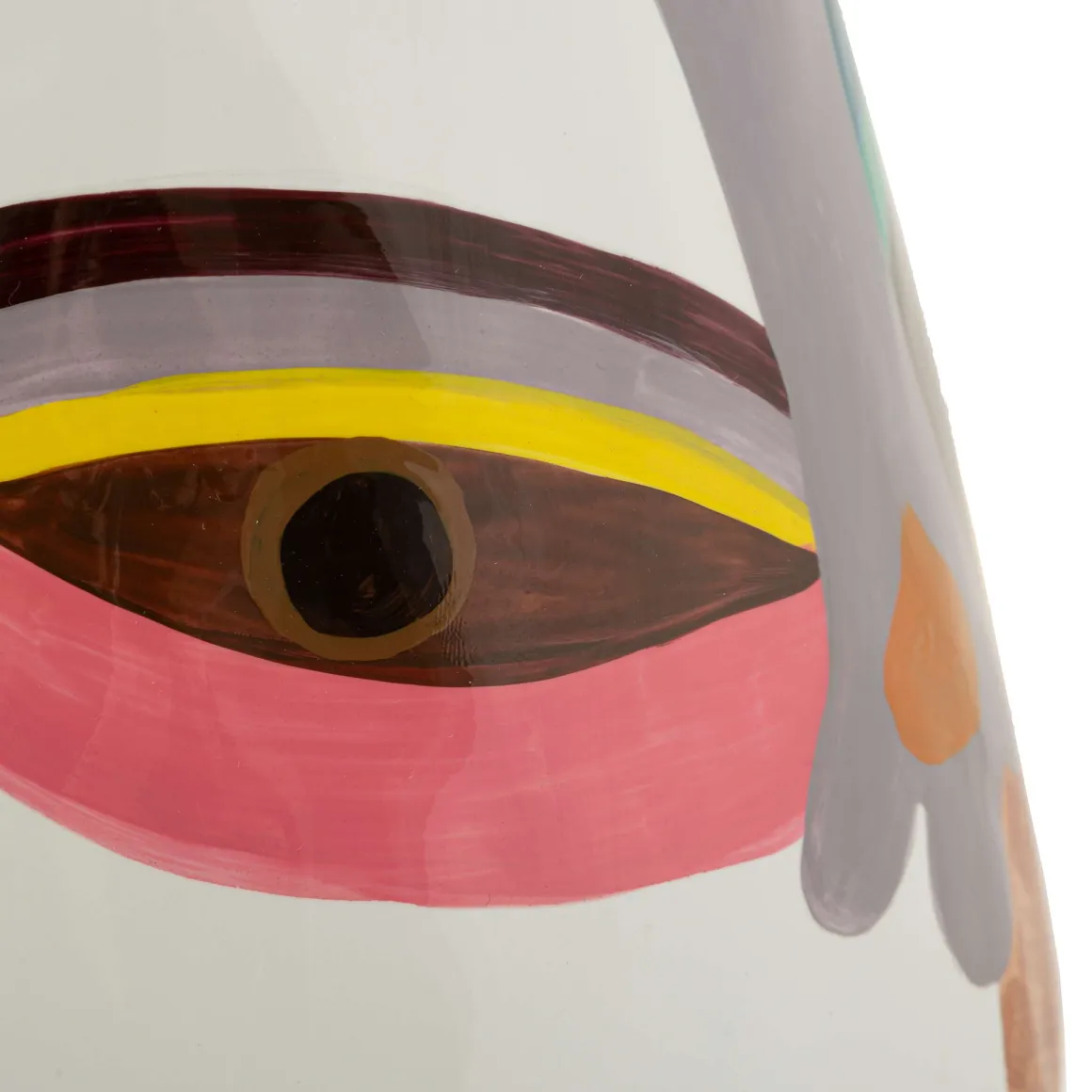Vaso Multicolore Disegno Moderno Diametro 11 cm, - Basesaso