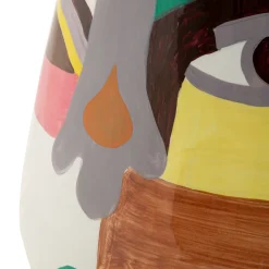 Vaso Multicolore Disegno Moderno Diametro 11 cm, - Basesaso
