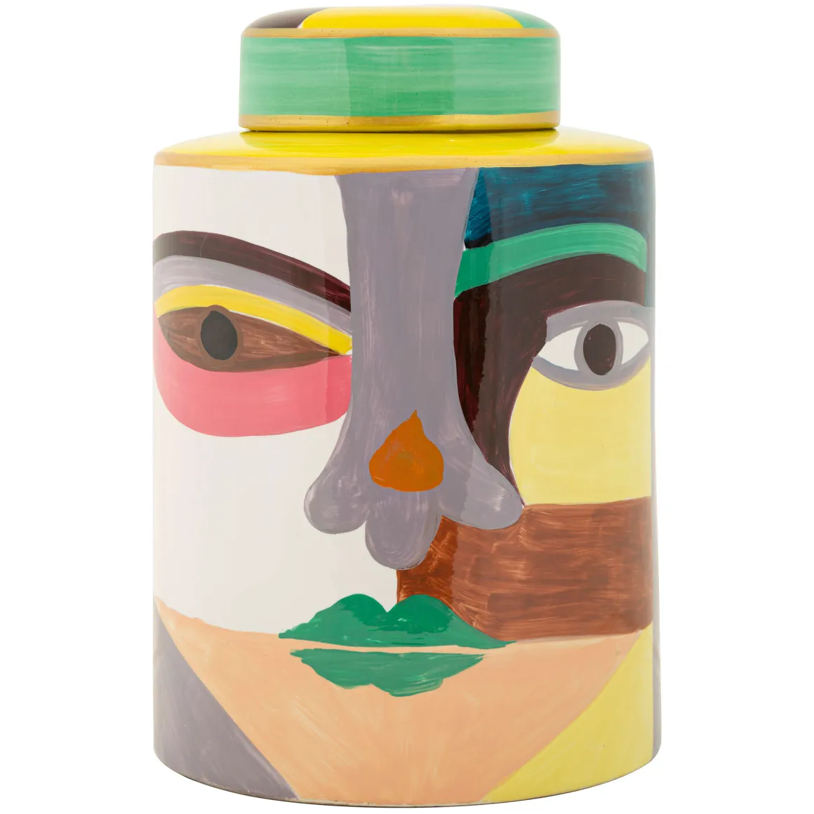 Vaso Multicolore Disegno Moderno Diametro 8 cm, - Basa