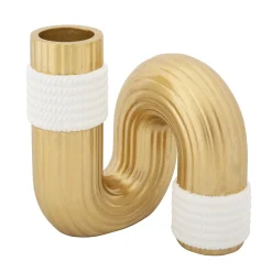 Vaso oro Bianco Colore Struttura Bianco Materiale Struttura in Tessuto, - Nello