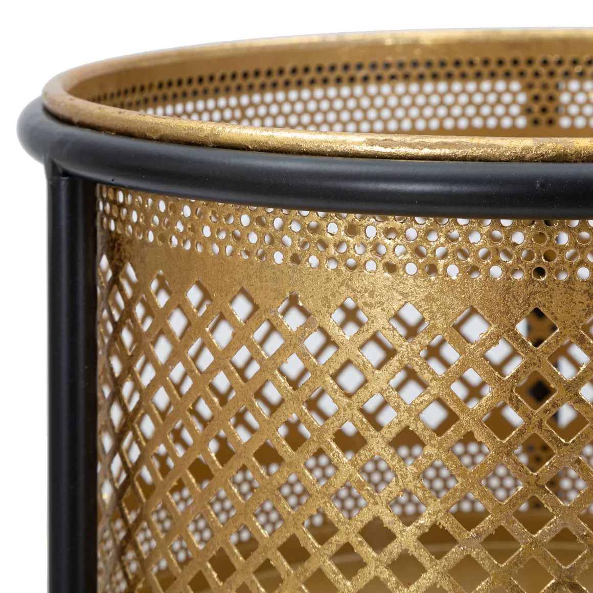 Vaso oro Nero Portavaso Rimovibile Colore Struttura Nero, - Juayua