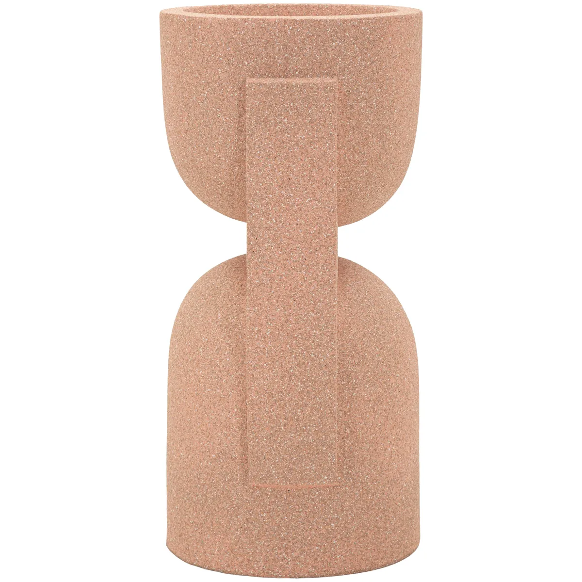 Oggettistica > Dmora Vaso Finitura Geometrica, - Fatone Rosa