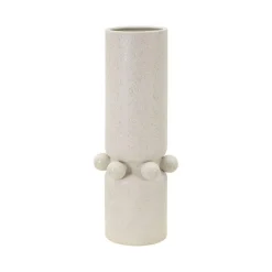 Vaso Tom, Crema, 16x16 h41 cm