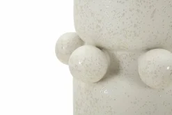 Vaso Tom, Crema, 16x16 h41 cm