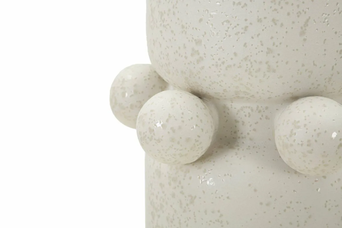 Vaso Tom, Crema, 16x16 h41 cm