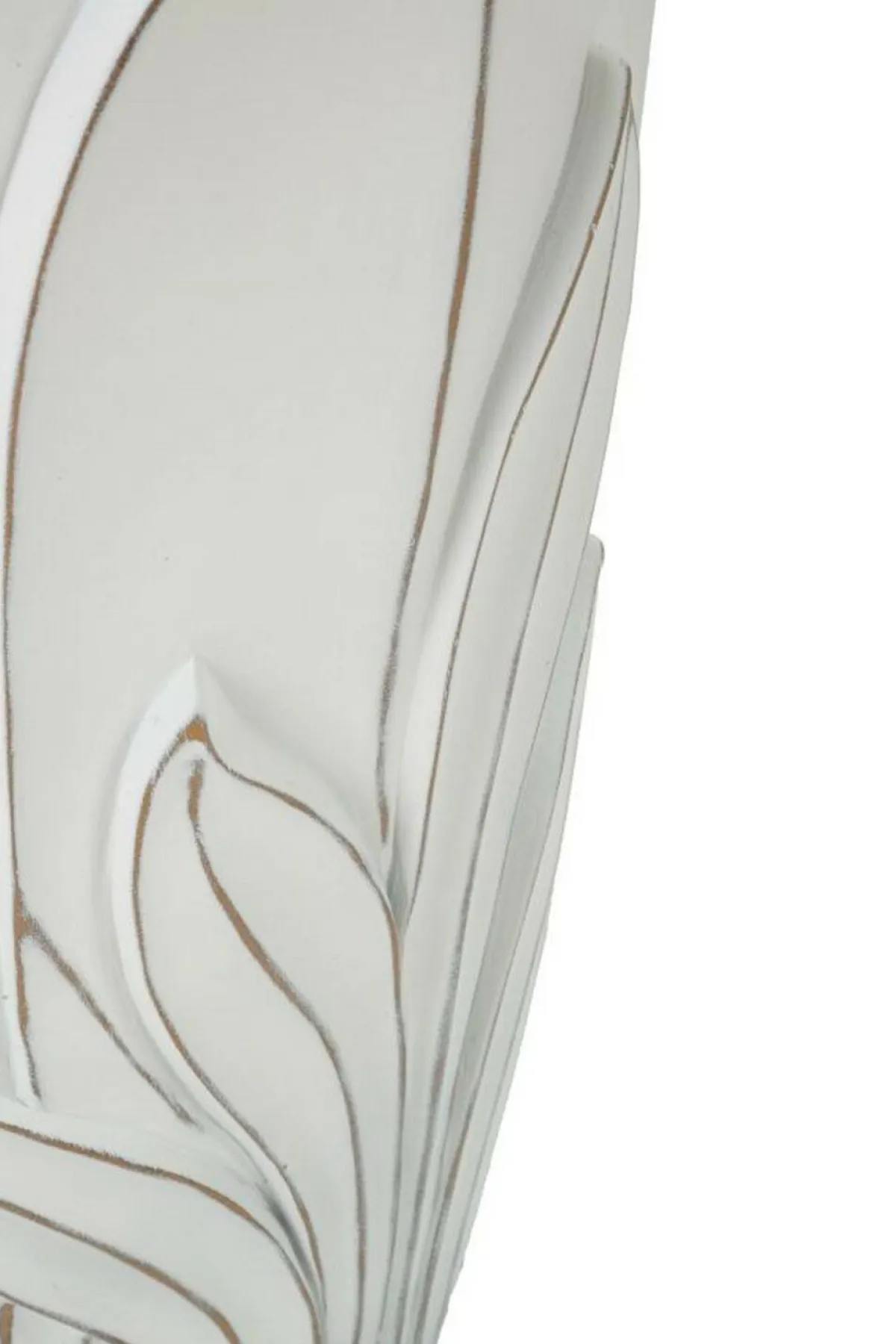 Oggettistica|Vasi > Dmora Vaso Tramigna, 29x29 h48 cm, Bianco