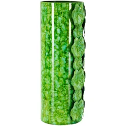 Vaso Verde Disegni con Foglie Diametro 15.5 cm, - Barri