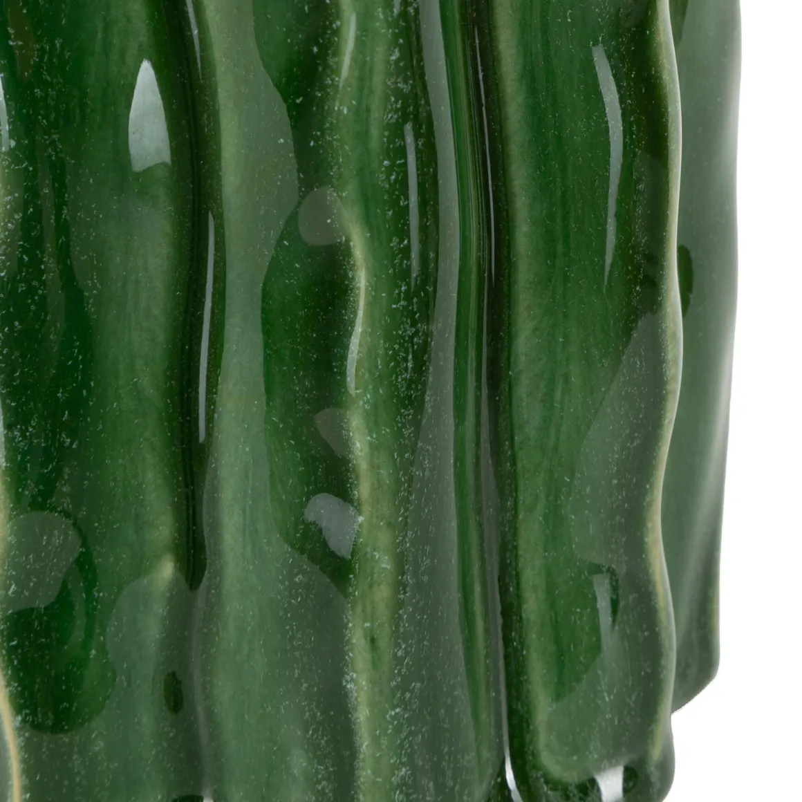 Vaso Verde Disegno con Cactus, - Basi