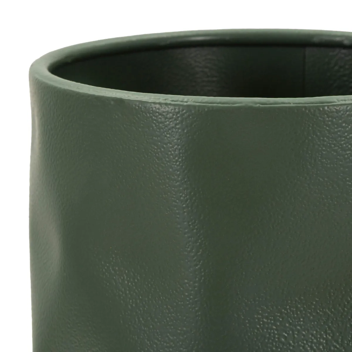 Oggettistica > Dmora Vaso Finitura Effetto Materico, - Fasani Verde