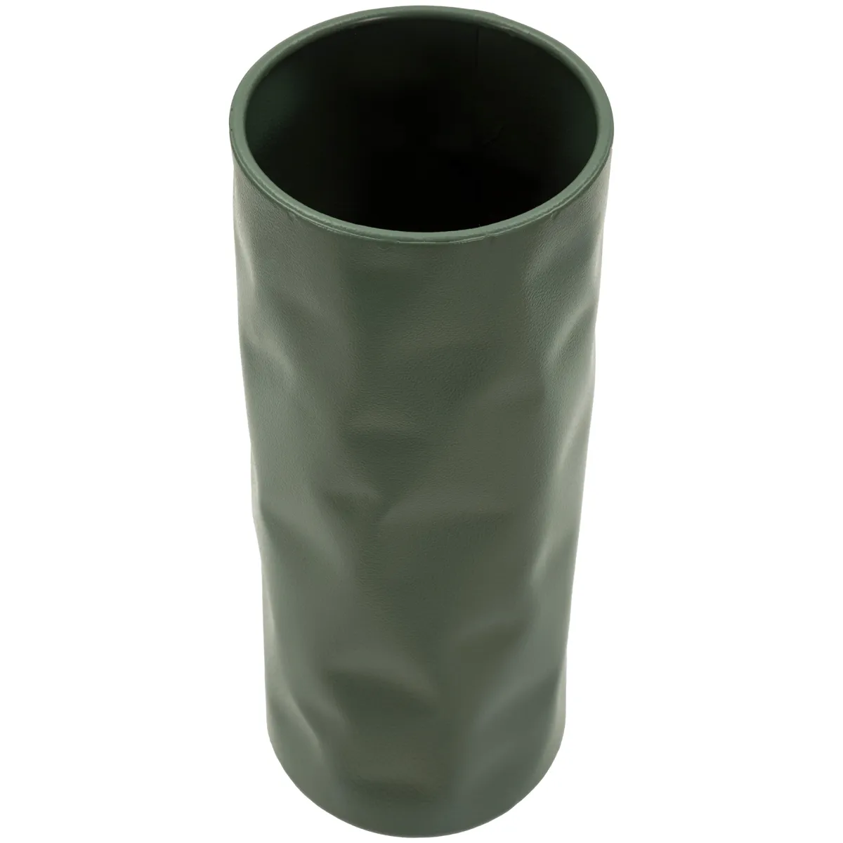 Oggettistica > Dmora Vaso Finitura Effetto Materico, - Fasani Verde