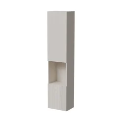 Vetrina Beige 4 Ripiani 5 Vani 39.9x29.8x180h cm, 2 Ante - Botte